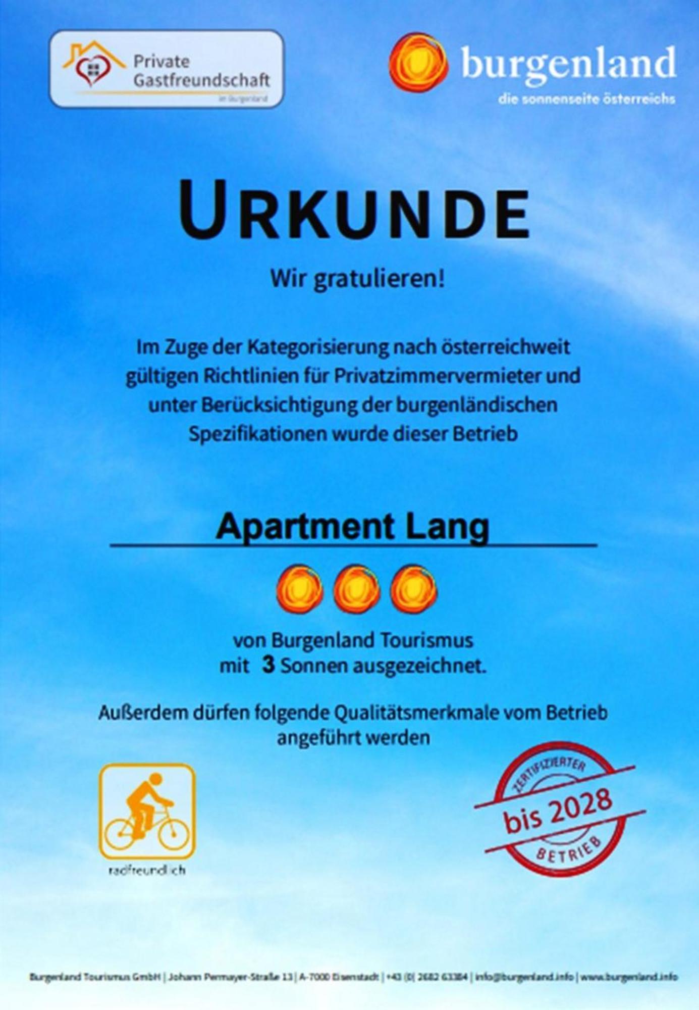 Gaestehaus Josef Lang Andau Ngoại thất bức ảnh